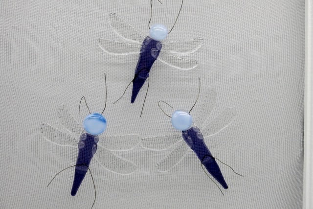 glass fusion screen door saver dragonfly