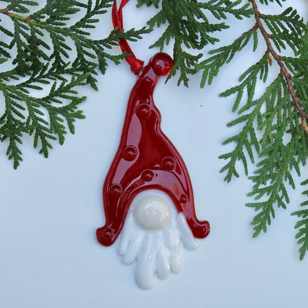 Red Gnome Ornament
