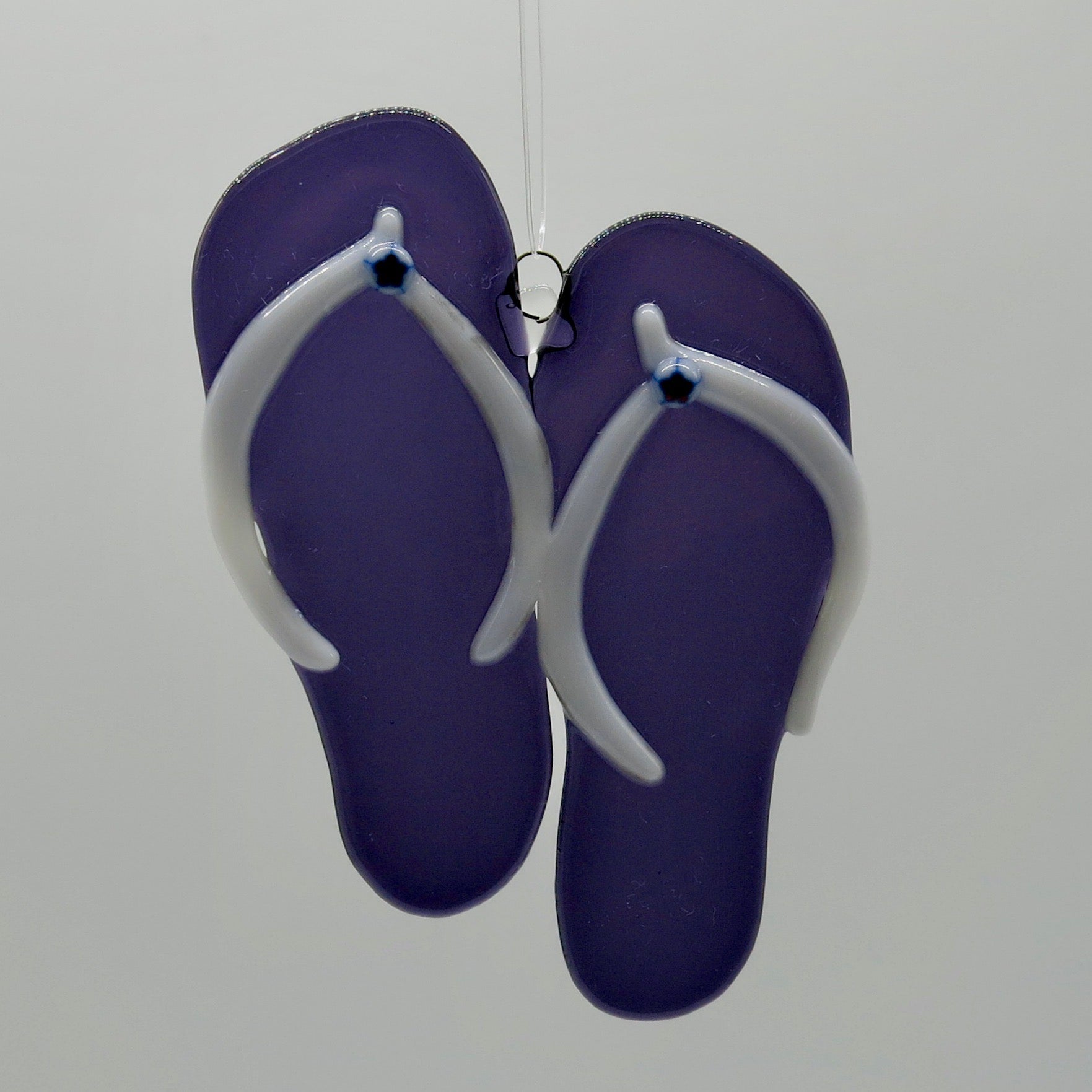 Flip Flops Sun Catcher - purple